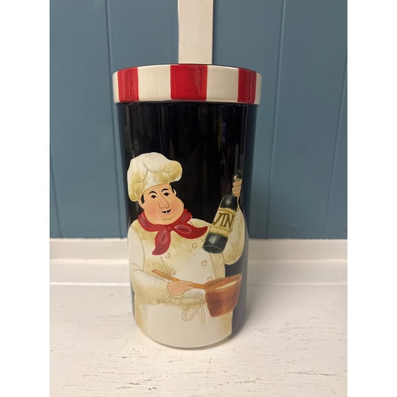 Certified International Stephanie Stouffer Wine Cooler Kitchen Chef - Picture 2 of 4